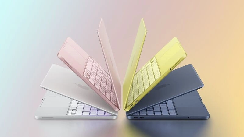 macbook neo concept nhiều màu sắc dành cho sinh viên