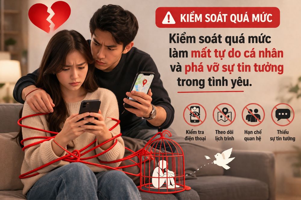 dấu hiệu red flag trong tình yêu bạn cần tránh